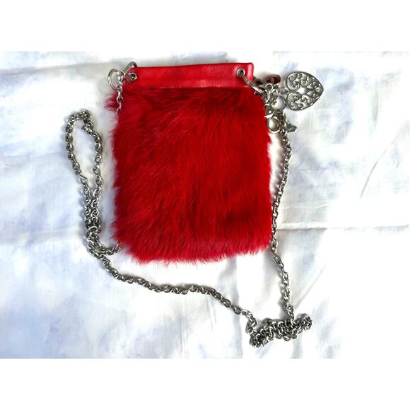 Authentic Rabbit‎ Fur Mini Crossbody - Picture 1 of 4